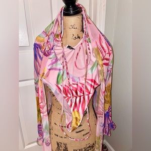 One piece swimsuit and Cover up